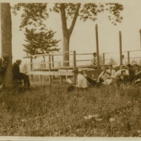 &quot;French Class in the grove,&quot; ca. 1913.