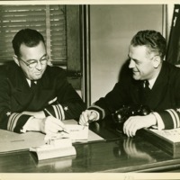 Two Naval officers.